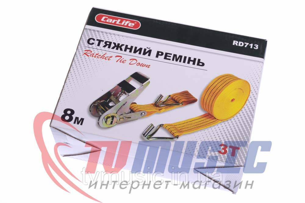 Стяжний ремінь CarLife RD713