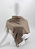 Шарф жіночий M&JJ Мармарис Бежево-сірий 190х70см (8253), фото 2
