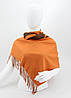 Шарф жіночий M&JJ Флоренція Помаранчевий/мокко 190х65 см (8334), фото 2