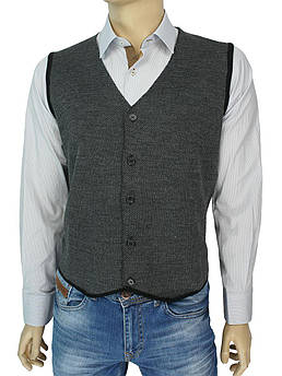 Чоловічий трикотажний жилет STROKER`S 2020 Black