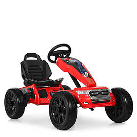 Дитячий електрокарт Ford (2 мотори по 35W) Bambi M 4084E-3 Червоний