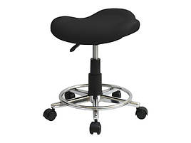 Стілець для майстра косметолога, манікюру та майстрів салону краси Чорний мод. 829 { H 36-50см }