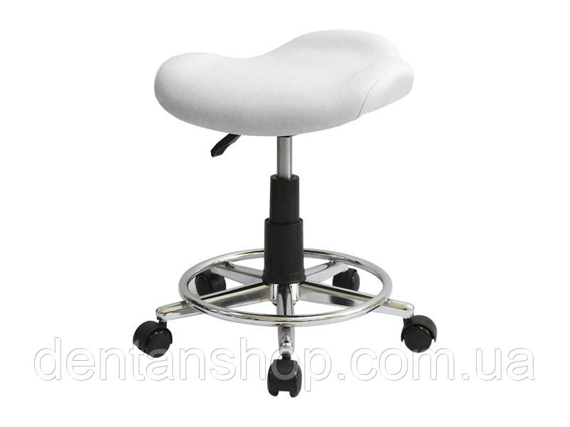 Стілець для майстра косметолога, манікюру та майстрів салону краси Білий мод. 829 { H 36-50см }, фото 1