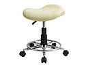 Стілець для майстра косметолога, манікюру та майстрів салону краси Білий мод. 829 { H 36-50см }, фото 3