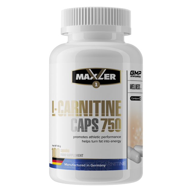 Л-карнітин Maxler L-Carnitine Caps 750 - 100caps макслер