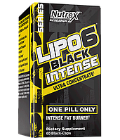 Жиросжигатель Nutrex Lipo-6 Black UC Intense (60 капс) нутрекс липо 6