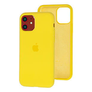 Чохол Silicone Case full для iPhone 11 жовтий (айфон 11)