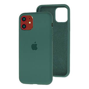 Чохол Silicone Case full для iPhone 11 зелений (айфон 11)