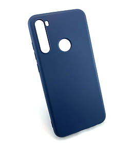 Чохол для Xiaomi Redmi Note 8T накладка Silicone Case бампер протиударний синій
