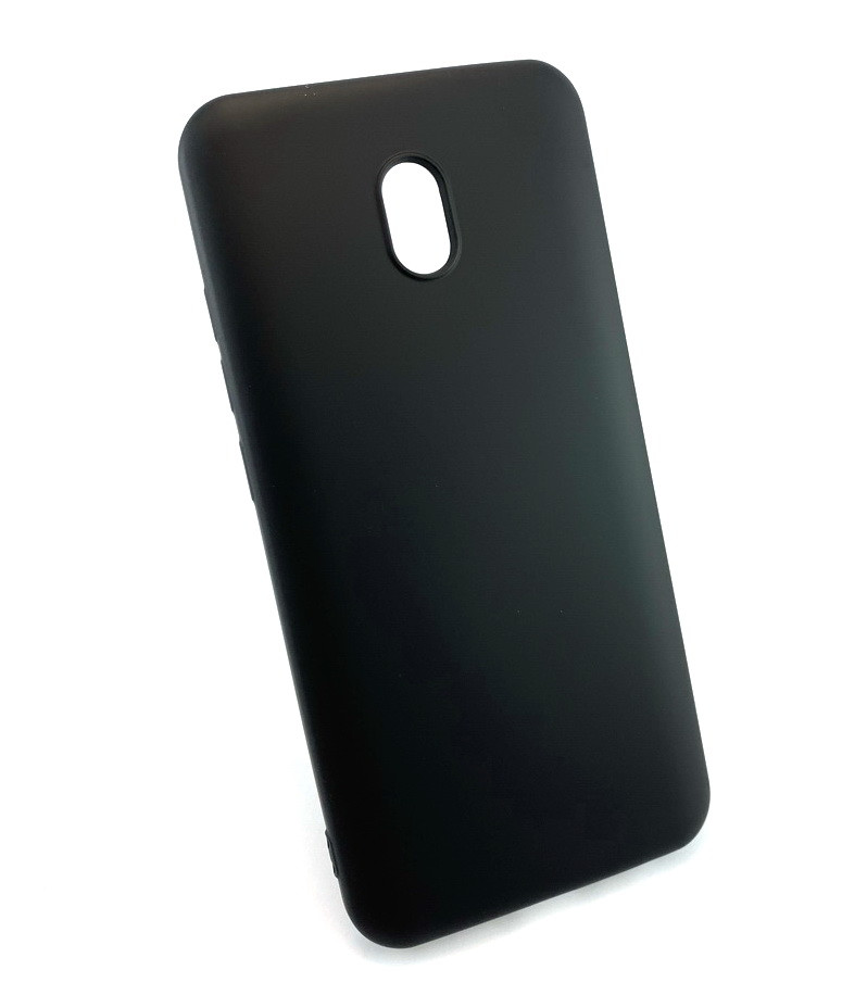 Чохол для Xiaomi Redmi 8A накладка Silicone Case бампер протиударний чорний