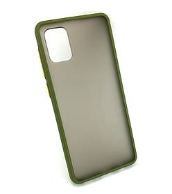 Чохол для Samsung A31, A315 накладка протиударний бампер My Choice зелений