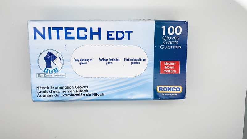 Рукавички латексні Nitrich розмір L ( 100 шт в упаковці)