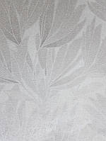Обои виниловые на флизелине Ugepa A69609D Tiffany метровые листья ветки серые с серебром на светло сером