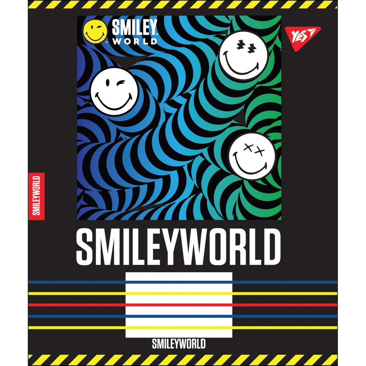 Зошит 12арк. лін. YES Smiley world №764504(25)(500)