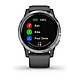 Смарт-годинник Garmin Vivoactive 4 сріблястий з сірим корпусом та ремінцем, фото 4