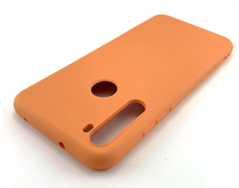 Чохол для Xiaomi Redmi Note 8T накладка Silicone Case бампер протиударний помаранчевий