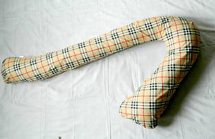 Наволочка на подушку для вагітних і годування "Сімка" забарвлення "Клітинка"