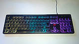 Клавіатура з кольоровою підсвіткою мультимедійна HAVIT HV-KB275L, USB, фото 2