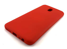 Чохол для Xiaomi Redmi 8A накладка Silicone Case бампер протиударний червоний, фото 3