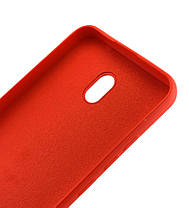 Чохол для Xiaomi Redmi 8A накладка Silicone Case бампер протиударний червоний, фото 4
