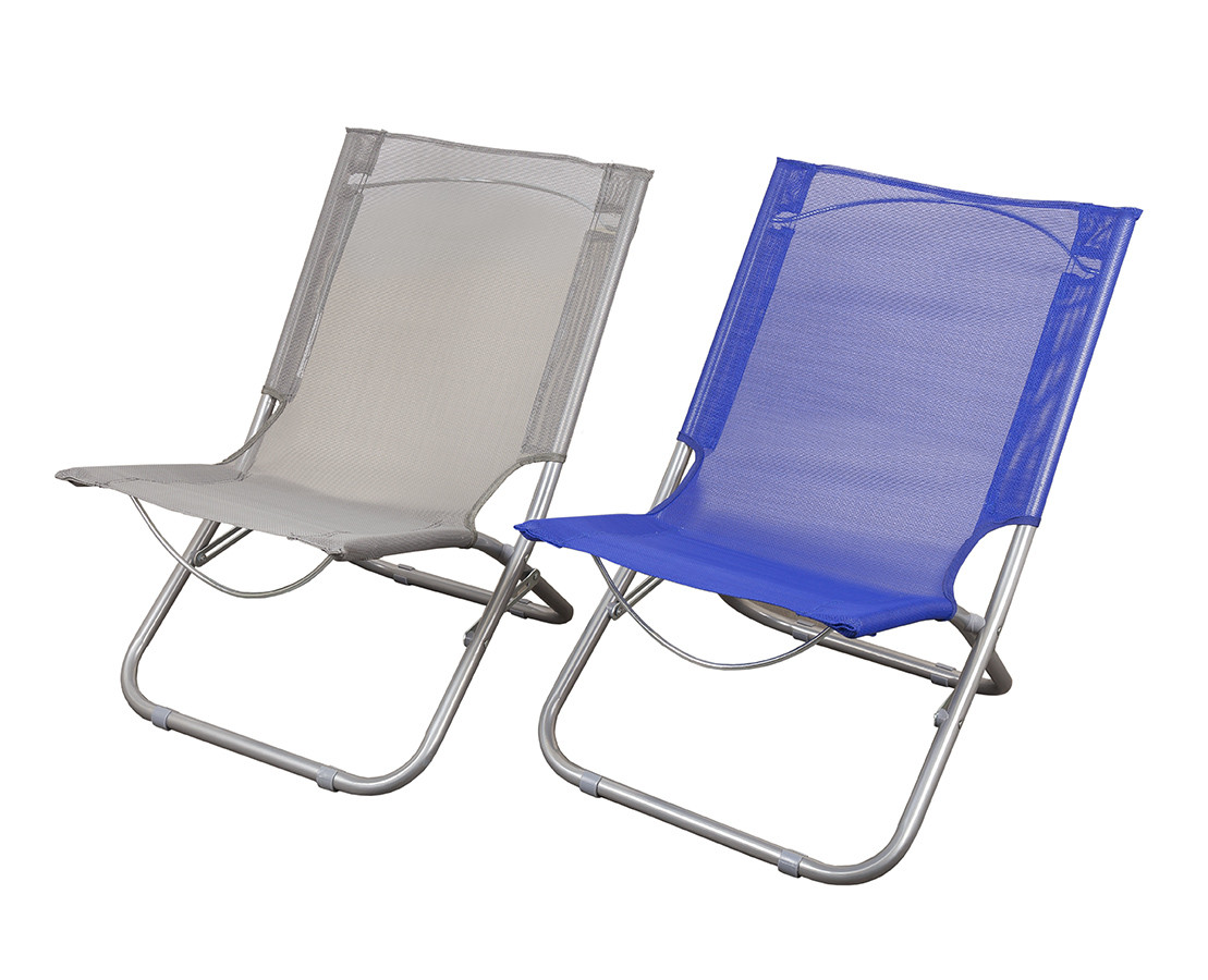 Пляжний складаний стілець для приємного відпочинку на морі колір сірий GP20022303 GRAY