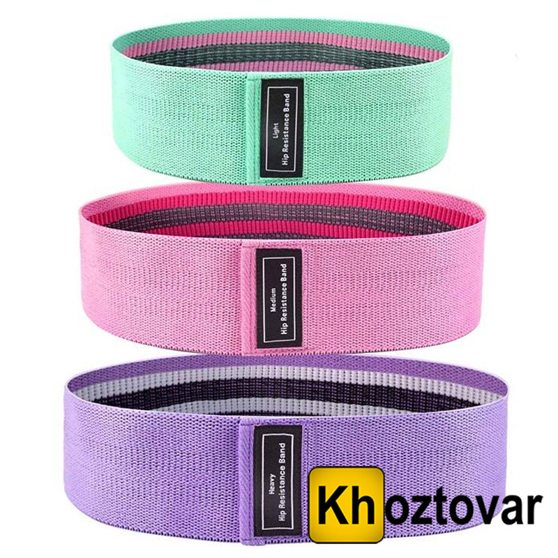 Набір тканинних фітнес гумок Hip Resistance Bands