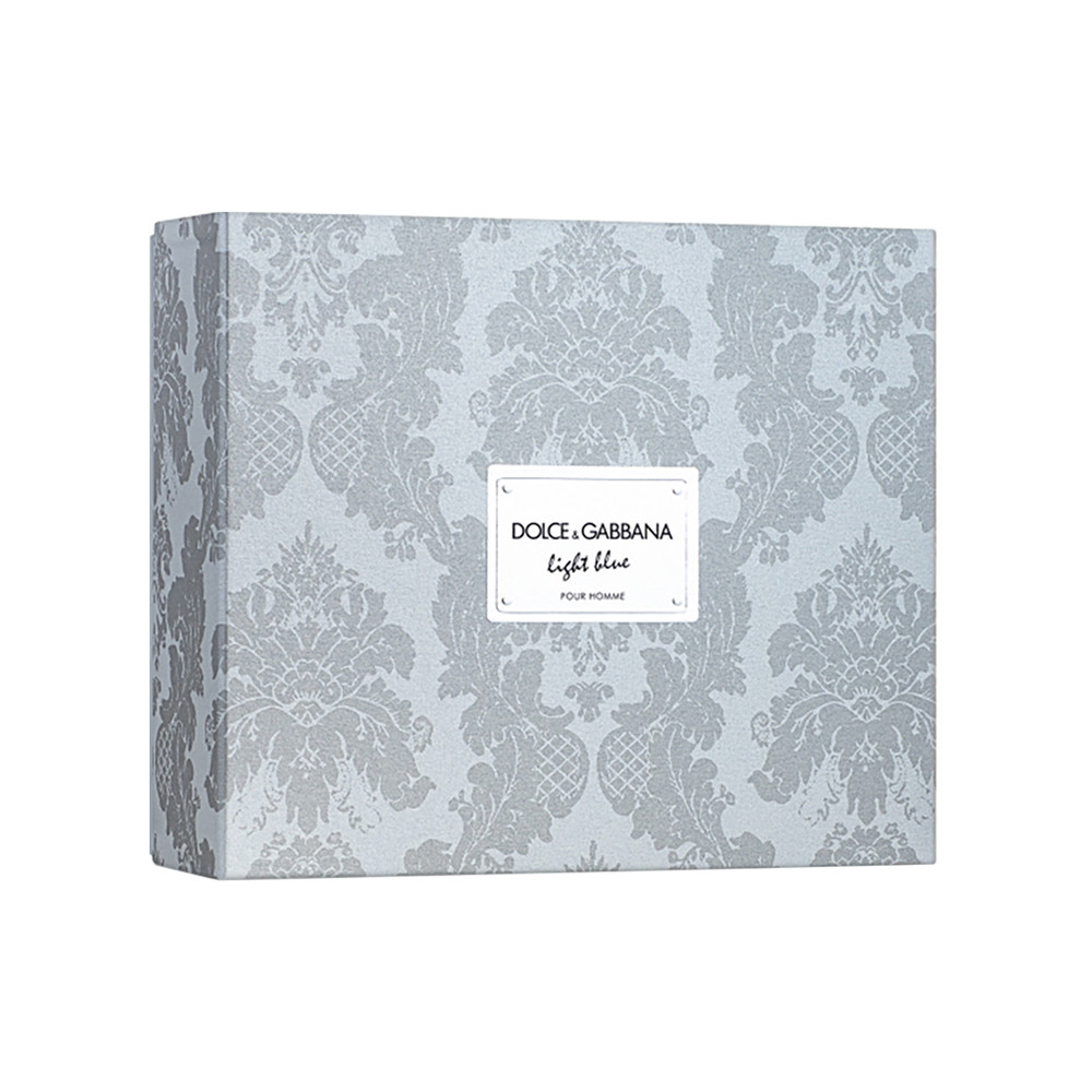 Набор (edt/125ml + edt/40ml) Dolce&Gabbana Light Blue Pour Homme (3423478414556) - фото 2 - id-p1237465875