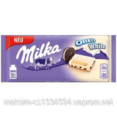Шоколадна плитка Milka Oreo White, 100 г