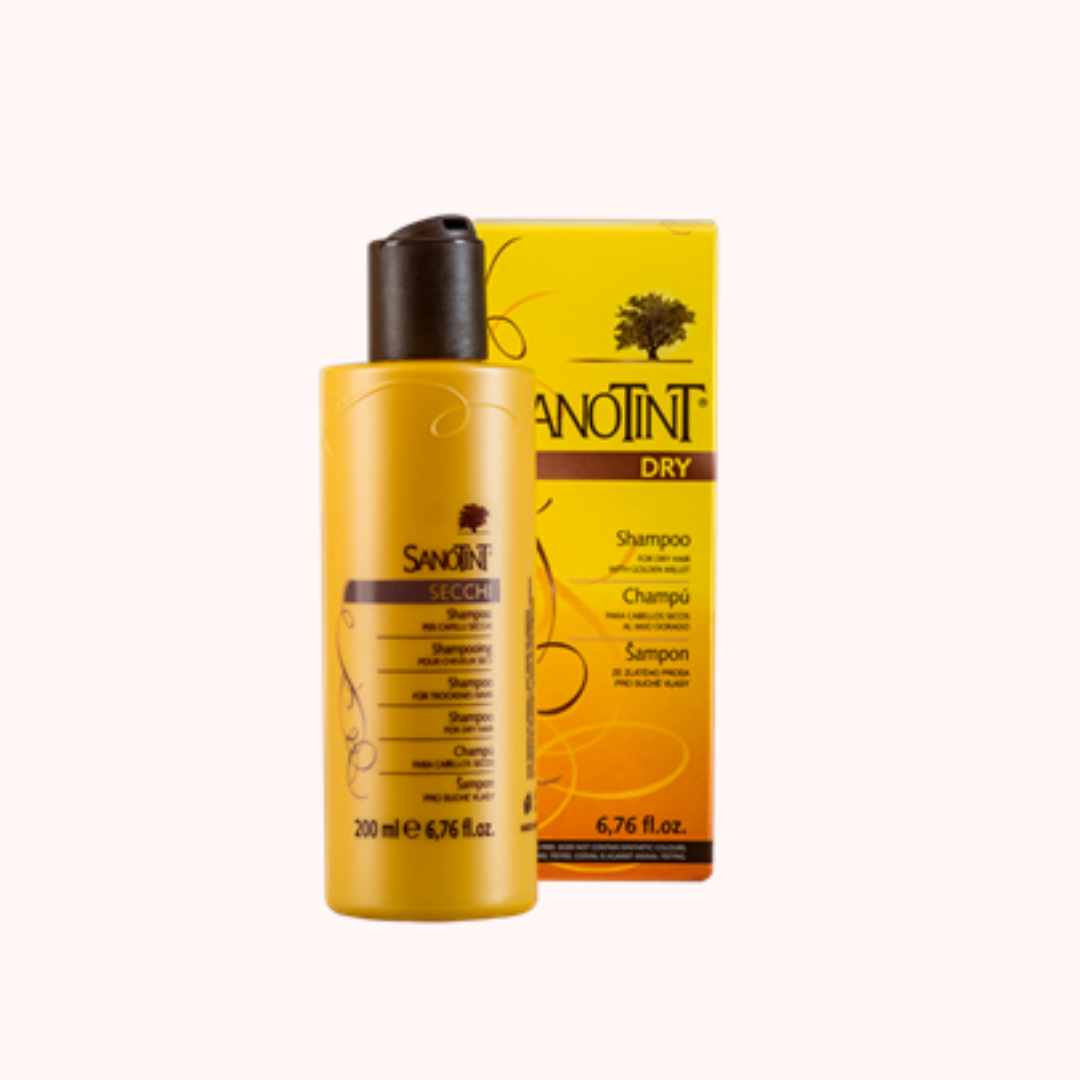 Шампунь для сухого, ламкого та тонкого волосся 200мл Вівасан SanoTint Vivasan Швейцарія Switzerland