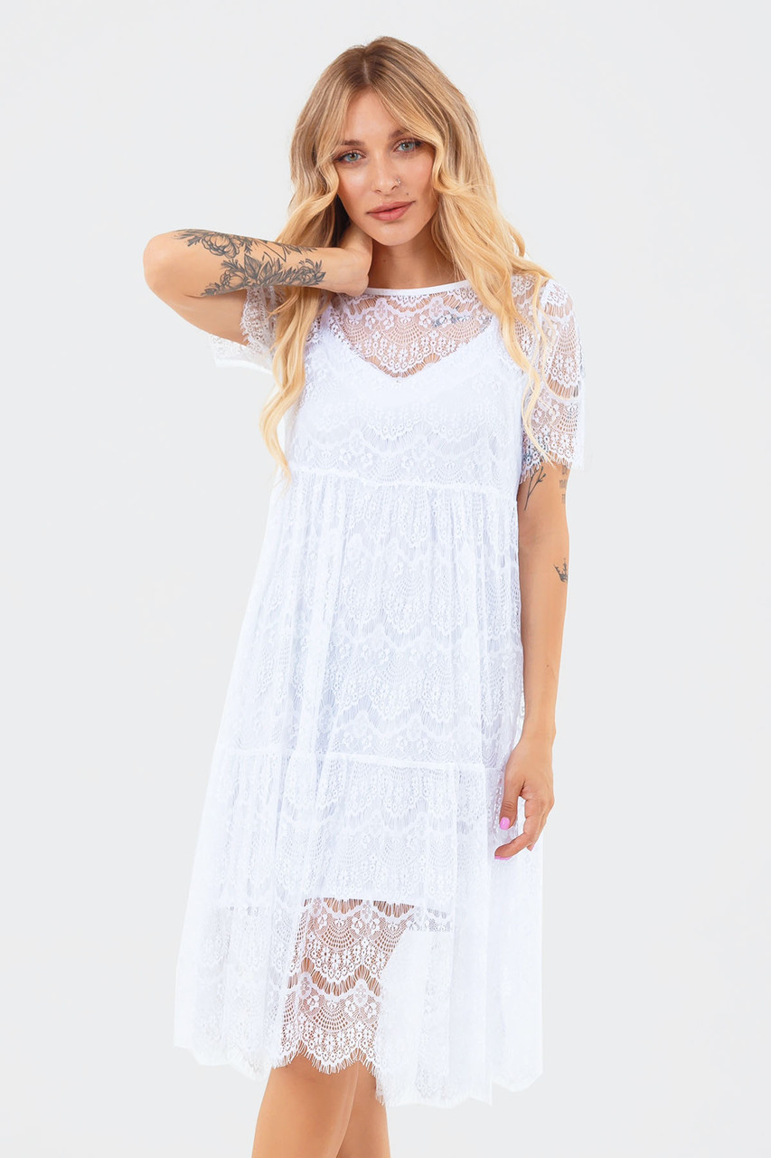 Плаття Starla, біле, фото 1