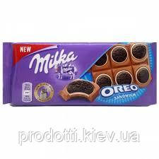 Шоколад Milka Oreo Sandwich, 100 г