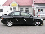 Молдинги на двері для Mitsubishi Lancer 8 / 9 2000-2007, фото 2