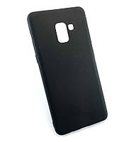 Чехол для Samsung Galaxy A8 Plus 2018, A730 накладка силиконовый черный