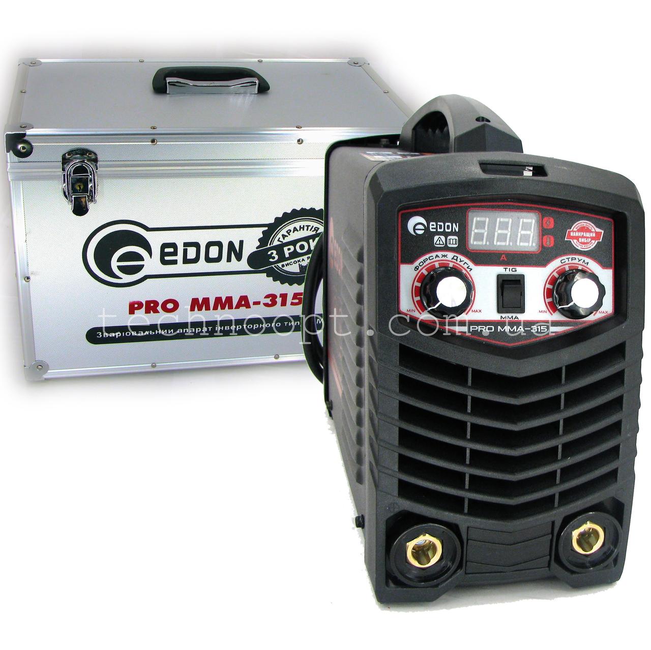 Зварювальний інвертор Edon PRO MMA-315 у кейсі (у валізі)