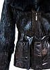 Коротка хутряна куртка VK з песцем зимова натуральна (Арт. B202), фото 8
