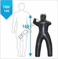 Манекен BS -ММА з ногами та подовженими руками, ПВХ, чорний, р.140 см