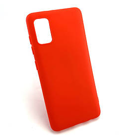 Чохол для Samsung A41, A415 накладка Soft Touch протиударний бампер силіконовий червоний