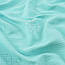 Муслін однотонний двошаровий жатий, колір світло-бірюзовий, ширина 135 см, фото 2
