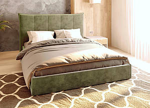 М'яка сучасне ліжко двоспальне "Місті" від Шик-Галичина (різні розміри)