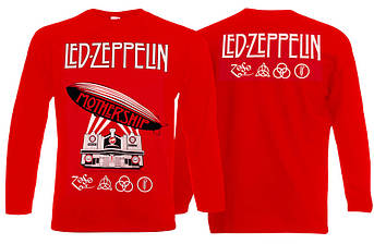 Футболка довгий рукав LED ZEPPELIN Mothership червона, фото 1
