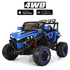 Дитячий електромобіль джип баггі Bambi M 3804EBLR-4 (MP3, SD карта, USB, мотори 4x45W, акум.12V10AH), фото 2