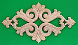 Різьблений дерев'яний декор для меблів/Декор центральний/ Код ДЦ12, фото 6