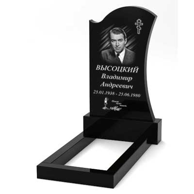 Пам'ятник на могилу із граніту (100*50*5) О-93