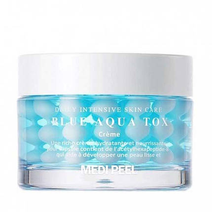 Капсульний крем в кульках для інтенсивного зволоження шкіри MEDI-PEEL POWER AQUA CREAM, 50 мл, фото 2