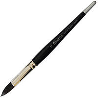 Кисточка «Kolos» Classic 3049R Белка круглая №12 короткая ручка черный ворс