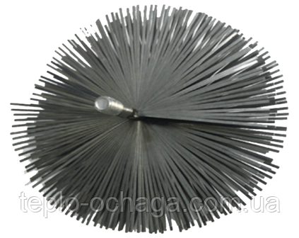 Йоржик димохідний LUX, 120 мм, сталевий під різь, фото 1