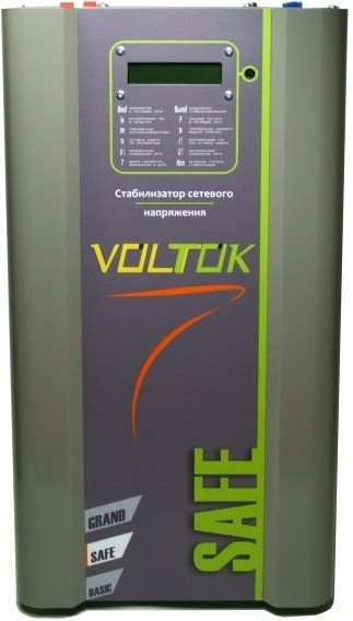 Стабілізатор напруги 22 кВт Voltok Safe SRK12-22000 - для будинку, дачі, квартири