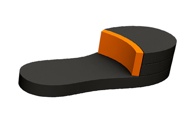 Устілка ортопедична (для догляду стопи після трансметатарзальної ампутації) PLTM