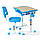 Дитяча парта зі стільчиком FunDesk Piccolino Blue, фото 3