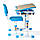 Дитяча парта зі стільчиком FunDesk Piccolino Blue, фото 6